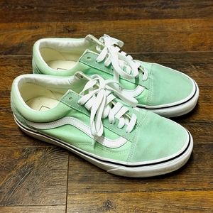 Mint green Vans